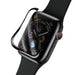 Baseus iWatch 0.2 mm Full-screen curved T-Glass soft screen protector 44mm Black (SGAPWA4-H01)