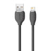 Baseus Jelly cable USB to Lightning 2,4A 1,2m (black) - USB to Lightning<<<USB cables<<<GSM