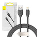 Baseus Jelly cable USB to Lightning 2,4A 1,2m (black) - USB to Lightning<<<USB cables<<<GSM