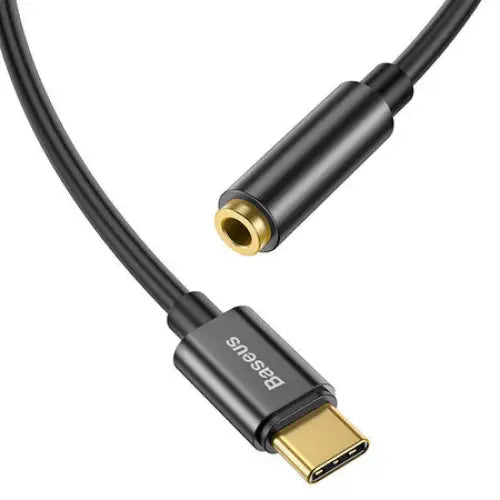 Baseus L54 Audio Adapter USB-C + mini jack 3,5mm (Black) - Audio adapters<<<GSM Accessories<<<InnproXML&&&USB