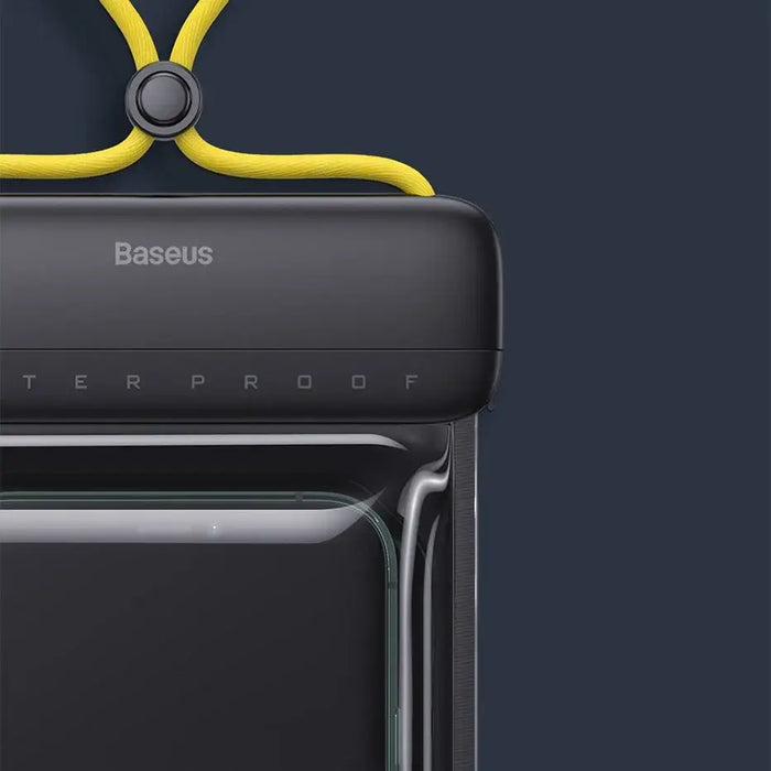 Baseus Let’s Go Universal waterproof case for smartphones (black + yellow) - Waterproof cases<<<Cases<<<GSM
