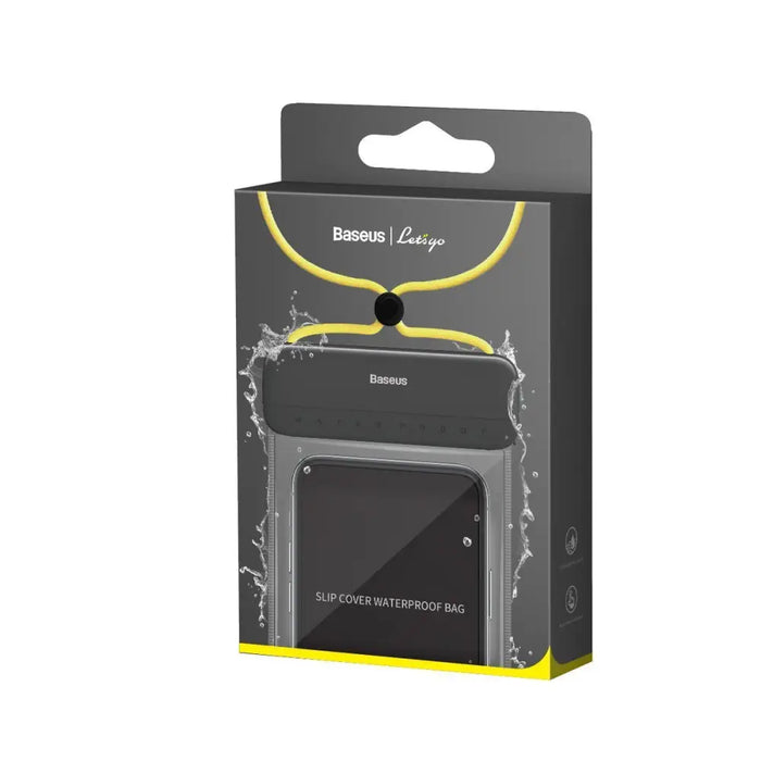 Baseus Let’s Go Universal waterproof case for smartphones (black + yellow) - Waterproof cases<<<Cases<<<GSM