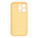 Baseus Liquid Silica Gel Case for iPhone 14 Pro Max (Sunglow)+ tempered glass + cleaning kit - Protective cases