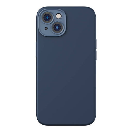 Baseus Liquid Silica Magnetic Case and Tempered Glass set for iPhone 14 Plus (blue) - For smartphones<<<Tempered glass