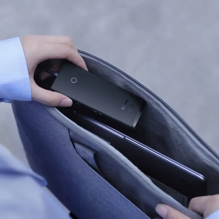 Baseus Lite Series Hub 4in1 USB-C to 4x USB 3.0 + USB-C 25cm (Black)