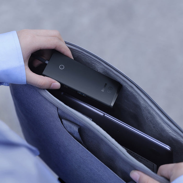 Baseus Lite Series HUB adapter USB-A to 4xUSB-A 3.0 5Gb / s black (WKQX030101) - USB