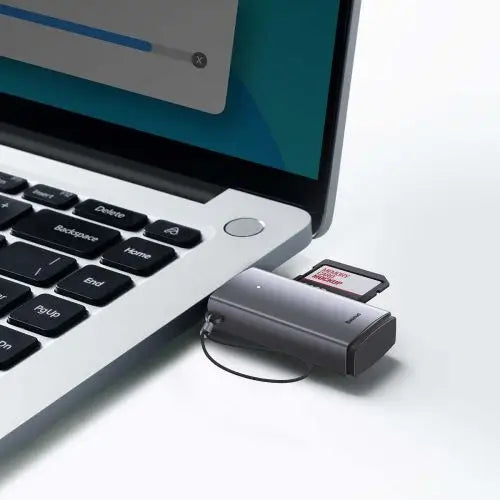 Baseus Lite Series SD/TF memory card reader USB (gray) - Converter<<<Accessories<<<Основна<<<DunaXML&&&Card