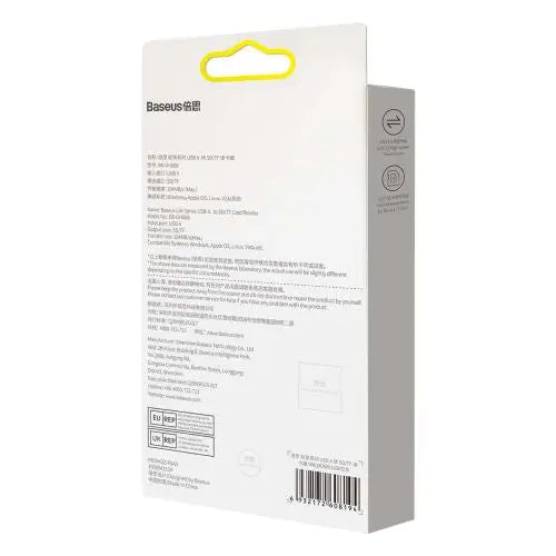 Baseus Lite Series SD/TF memory card reader USB (gray) - Converter<<<Accessories<<<Основна<<<DunaXML&&&Card