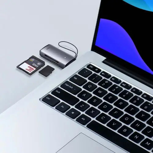 Baseus Lite Series SD/TF memory card reader USB (gray) - Converter<<<Accessories<<<Основна<<<DunaXML&&&Card