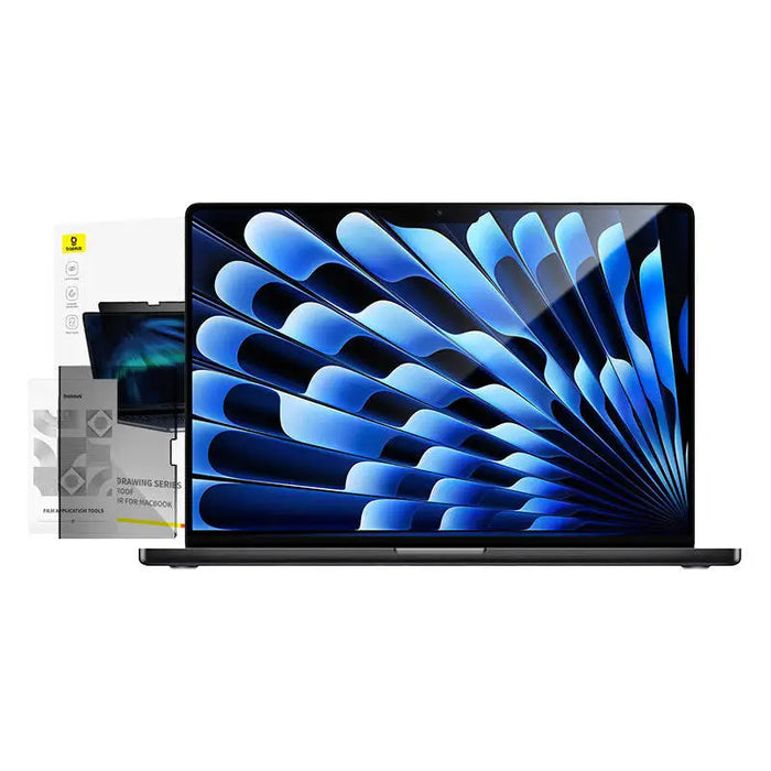 Baseus Magic Drawing magnetic protective privacy overlay for MacBook Air 15.3’’ (2023/2024) + cleaning kit