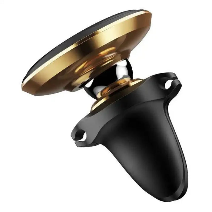 Baseus Magnetic Air Vent Car Mount Holder with cable clip Gold - Phone holders<<<Car accessories<<<InnproXML&&&Cell