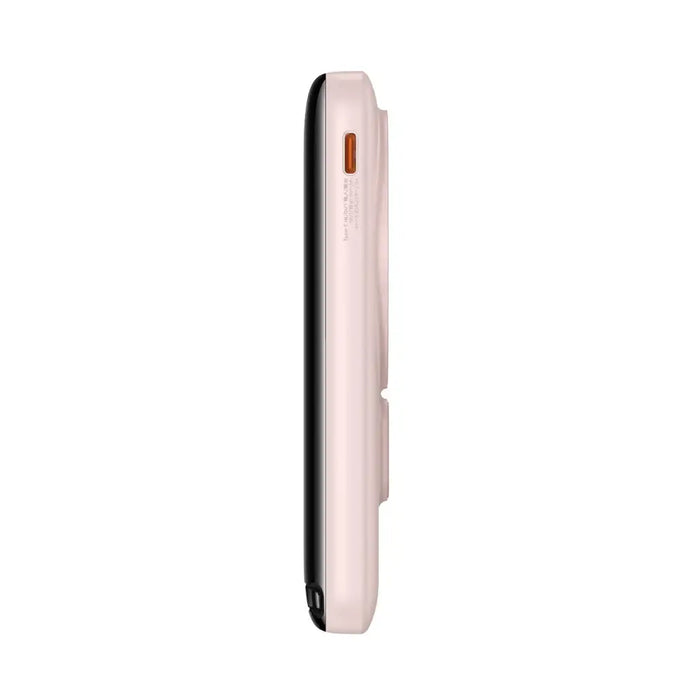 Baseus Magnetic Bracket power bank with wireless charging MagSafe 10000mAh 20W Overseas Edition pink (PPCX000204) + USB