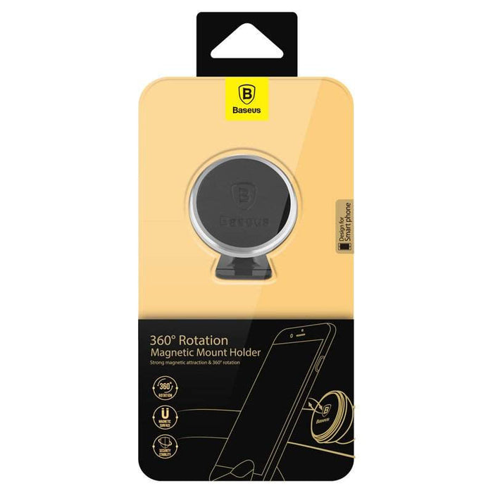 Baseus Magnetic car holder for smartphone (silver) - Phone holders<<<Car accessories<<<InnproXML&&&Cell phone