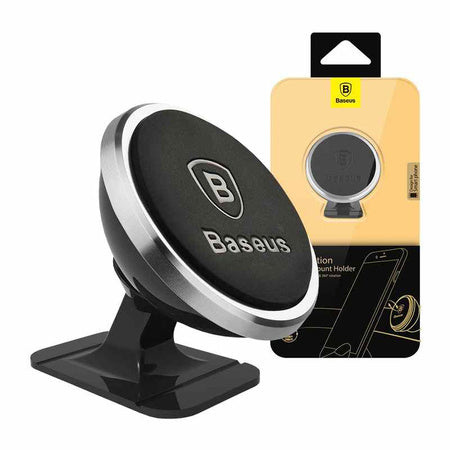 Baseus Magnetic car holder for smartphone (silver) - Phone holders<<<Car accessories<<<InnproXML&&&Cell phone