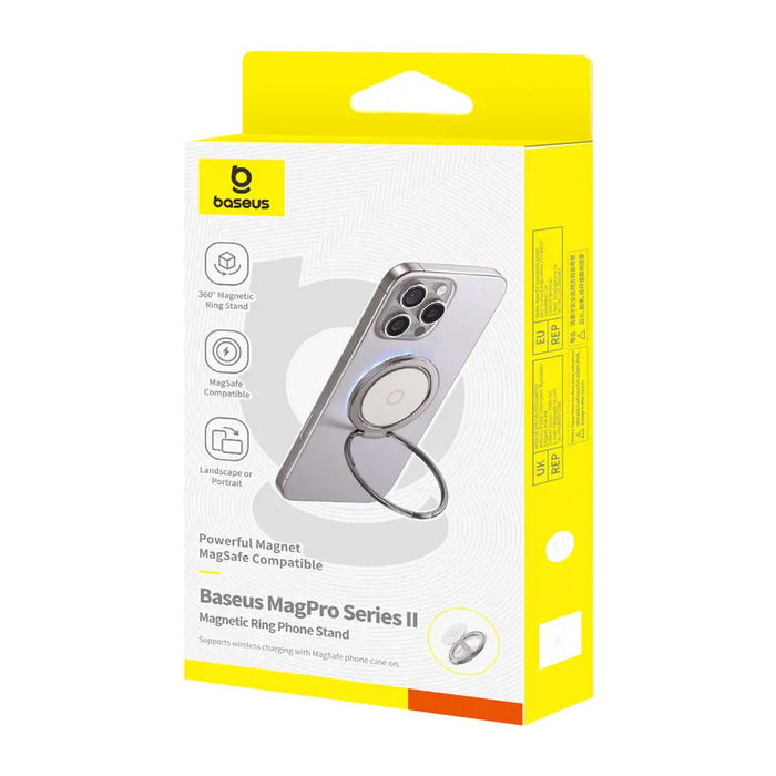 Baseus MagPro II Magnetic Ring with Stand Function - Titanium - Other cell phone equipment<<<HurtelXML
