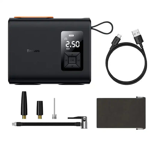 Baseus Mega EnergyPump Series Portable Compressor 6000 mAh with flashlight - Mini compressors<<<Car