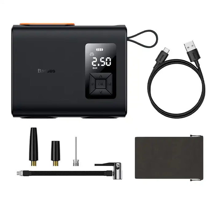 Baseus Mega EnergyPump Series Portable Compressor 6000 mAh with flashlight - Mini compressors<<<Car