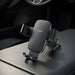 Baseus Metal Age 3 Car Phone Holder Gravity for Air Vent - Black - Cell phone holders<<<HurtelXML&&&Car
