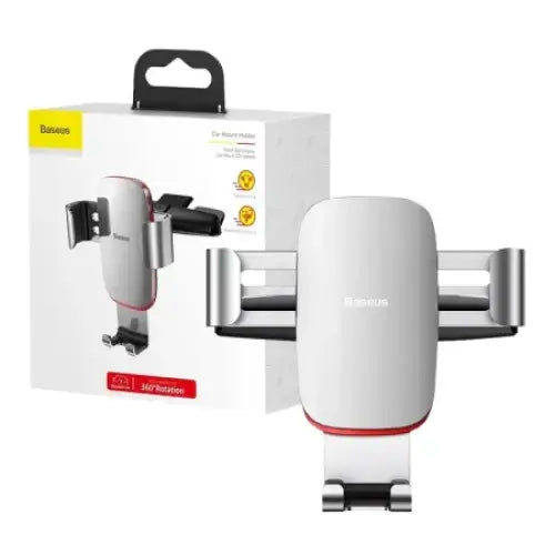 Baseus Metal Age Gravity Car Mount (CD Version) Silver - Phone holders<<<Car accessories<<<InnproXML&&&Cell phone