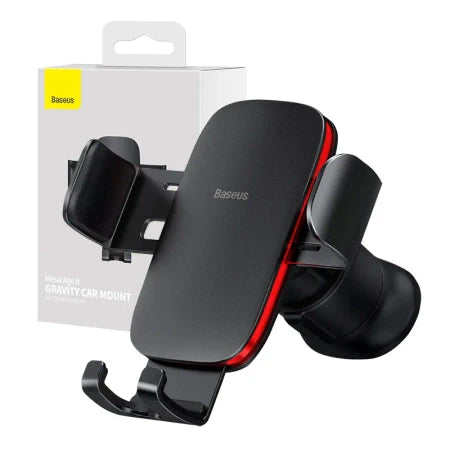 Baseus Metal Age II gravitational grip on the car grid - black - Phone holders<<<Car accessories<<<InnproXML&&&Phone