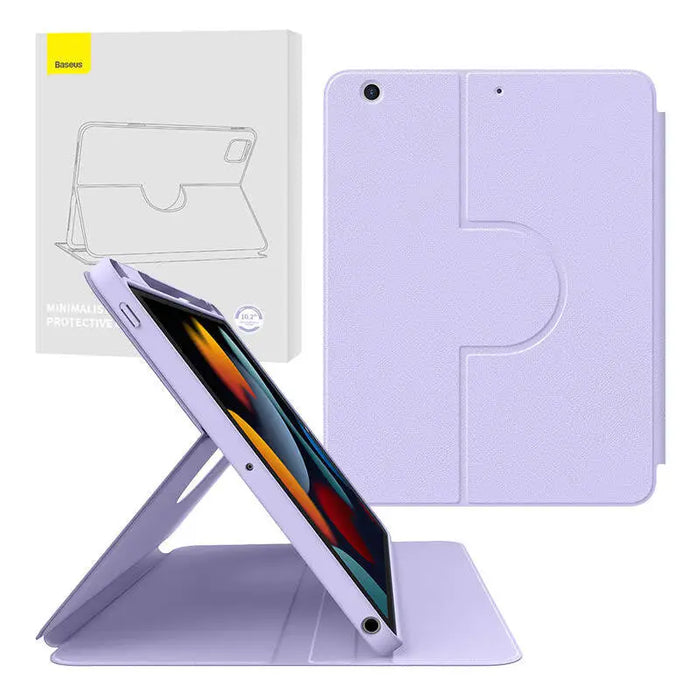Baseus Minimalist Series IPad 10.2’’ Magnetic protective case (purple) - Protective cases for tablets<<<Cases<<<GSM