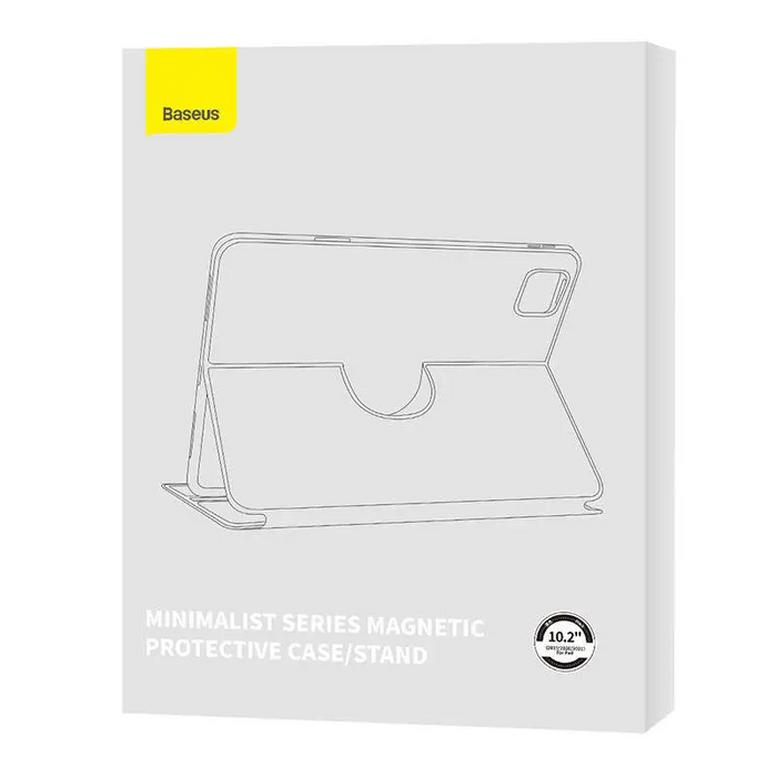 Baseus Minimalist Series IPad 10.2’’ Magnetic protective case (black) - Protective cases for tablets<<<Cases<<<GSM