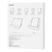 Baseus Minimalist Series IPad 10.2’’ Magnetic protective case (black) - Protective cases for tablets<<<Cases<<<GSM