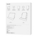 Baseus Minimalist Series IPad PRO 12.9 Magnetic protective case (light grey) - Protective cases