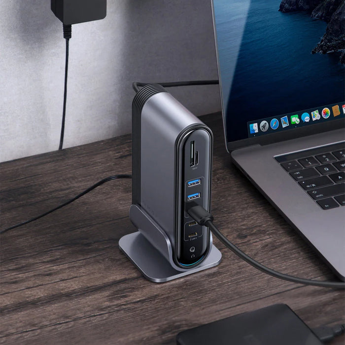 Baseus multifunctional HUB 3x USB 3.2 Gen 1 / 2x USB 2.0 / 2x USB Type C / SD and micro SD card reader / AUX / 3x HDMI