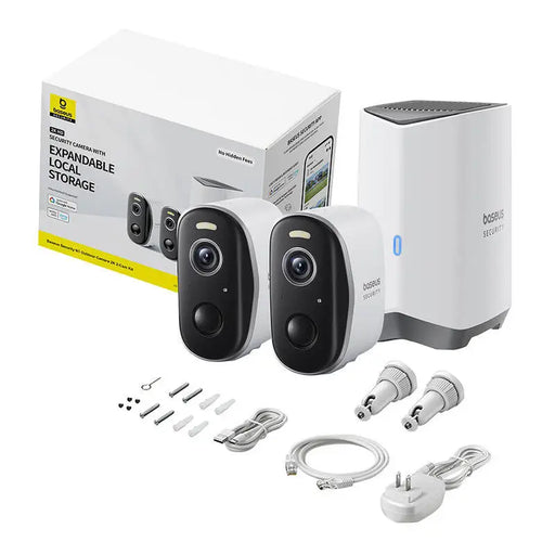 Baseus N1 2K Outdoor Camera Set of 2 (White) - IP cameras<<<Smart Home<<<InnproXML