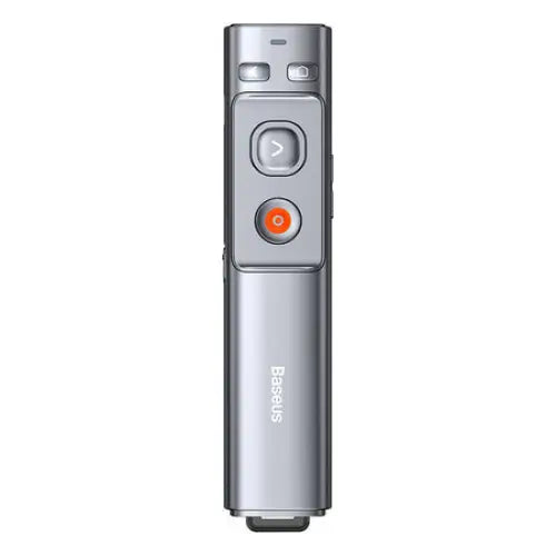 Baseus Orange Dot Multifunctionale remote control for presentation with a laser pointer - gray - Laser pointers<<<IT