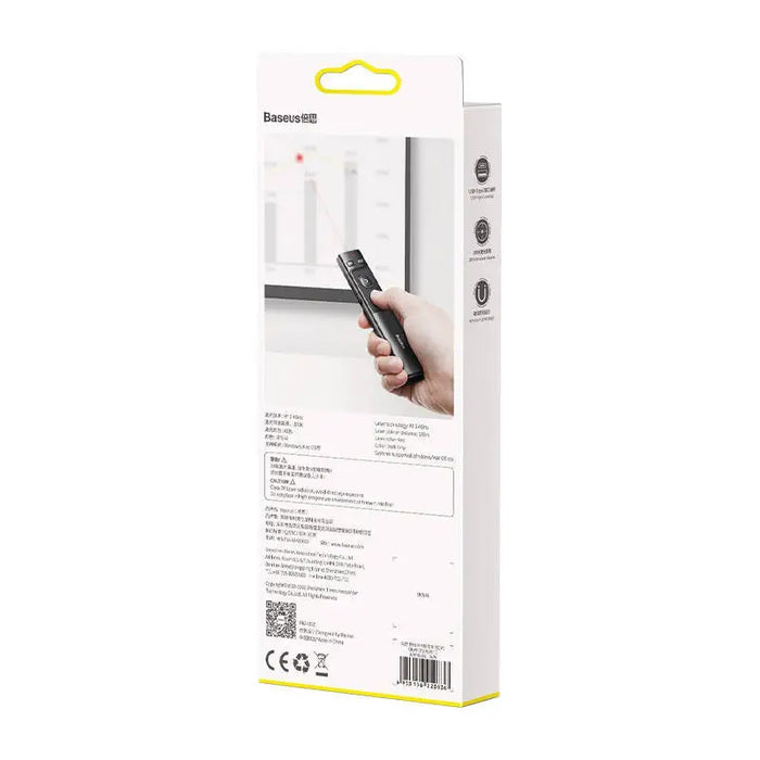 Baseus Orange Dot Multifunctionale remote control for presentation with a laser pointer - gray - Laser pointers<<<IT