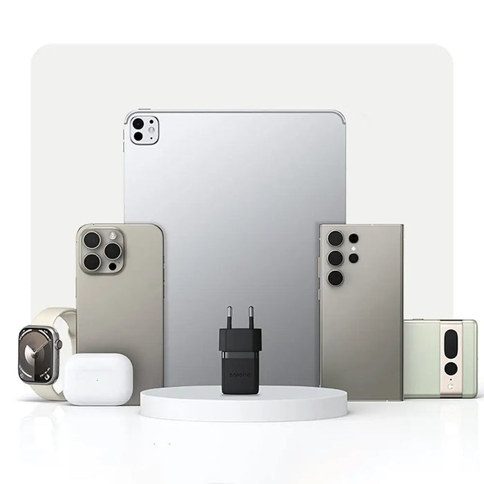 Baseus Palm 1C 20W Wall Charger (with Baseus Mini White USB-C 60W (20V/3A) 1m Cable) - Black - Cell phone USB