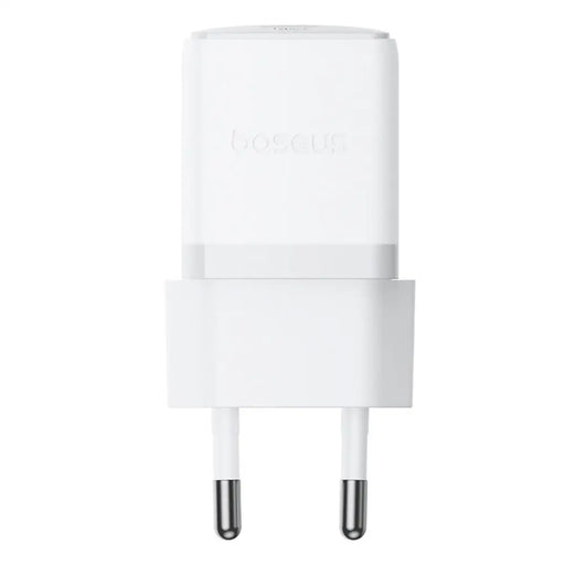Baseus Palm 1C 20W Wall Charger (with Baseus Mini White USB-C 60W (20V/3A) 1m Cable) - White - Cell phone USB