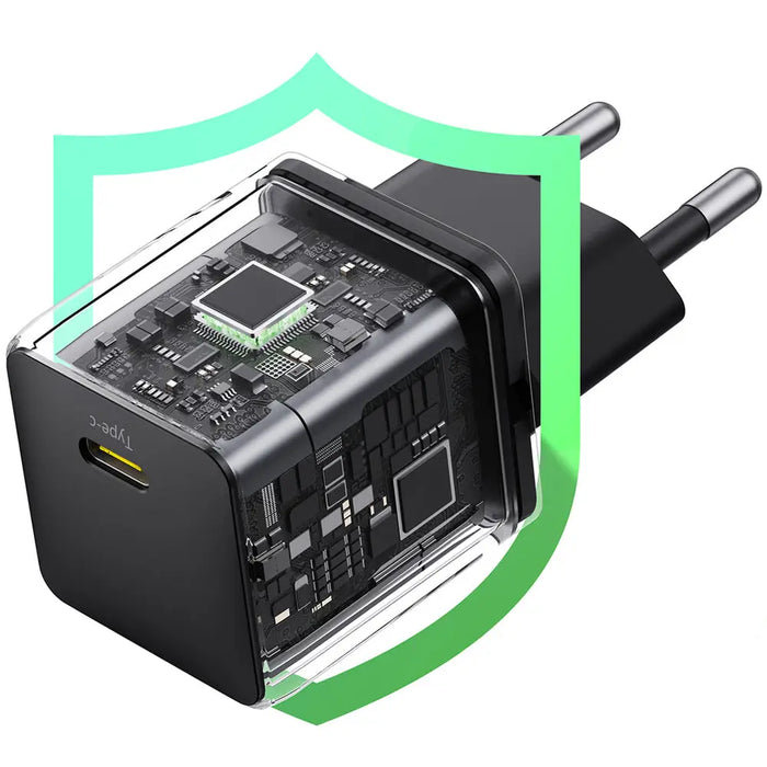 Baseus Palm 20W USB-C Wall Charger - Black - Cell phone USB charger<<<HurtelXML&&&Travel