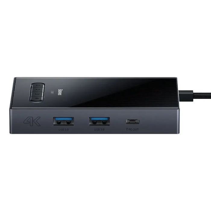 Baseus PioneerJoy 8-in-1 USB-C hub HDMI 4K@60Hz + HDMI 4K@30Hz + DisplayPort 8K@30Hz + VGA + 2 x USB-A 3.0 + 2 x USB-C