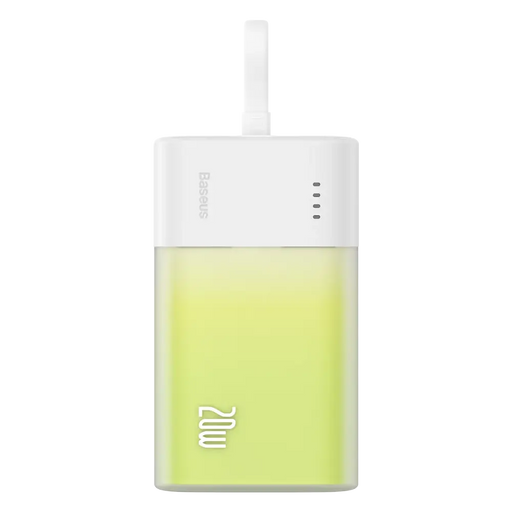 Baseus Popsicle 5200mAh 20W Powerbank with Built-in Lightning Cable (+ White Baseus Simple USB-C - USB-C