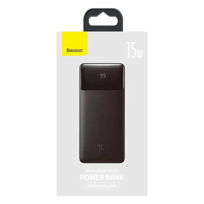 BASEUS POWERBANK BIPOW 30000MAH 15W BLACK OS