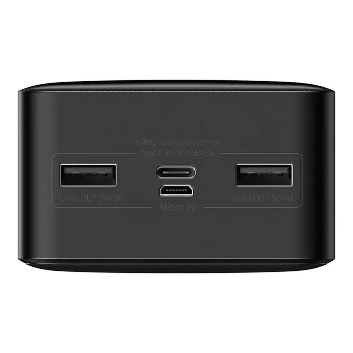 BASEUS POWERBANK BIPOW 30000MAH 15W BLACK OS