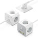 Baseus PowerCombo 7 in 1 Power Strip Cube 3 AC + 3 x USB-A + 1 x USB-C 20W 1.5 m - white - Cables and tapes<<<HurtelXML