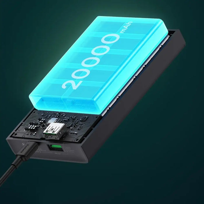Baseus PPAD050101 power bank Lithium Polymer (LiPo) 20000 mAh Black - Powerbanks<<<HurtelXML