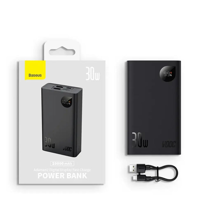 Baseus PPAD050101 power bank Lithium Polymer (LiPo) 20000 mAh Black - Powerbanks<<<HurtelXML