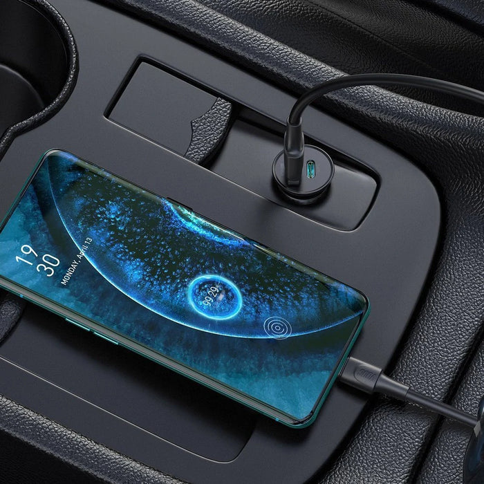 Baseus PPS smart car charger USB / USB Type C 30 W Quick Charge 4.0 QC4+ Power Delivery 3.0 VOOC SCP AFC MTKPE black