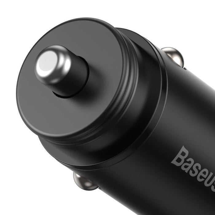 Baseus PPS smart car charger USB / USB Type C 30 W Quick Charge 4.0 QC4+ Power Delivery 3.0 VOOC SCP AFC MTKPE black