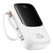 Baseus Qpow Pro+ 20000mAh 22.5W powerbank with built-in USB-C cable and display - white - Powerbanks<<<HurtelXML