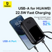 Baseus Qpow Pro+ 20000mAh 22.5W powerbank with built-in USB-C cable and display - black - Powerbanks<<<HurtelXML