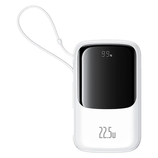 Baseus Qpow Pro+ Power Bank 22.5W 10000mAh USB-C - White - Powerbanks<<<HurtelXML