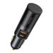 Baseus Share Together USB / USB Type C / cigarette lighter socket car charger 120W Quick Charge Power Delivery gray