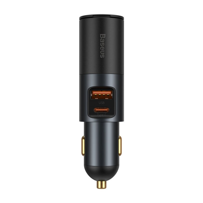 Baseus Share Together USB / USB Type C / cigarette lighter socket car charger 120W Quick Charge Power Delivery gray