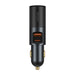 Baseus Share Together USB / USB Type C / cigarette lighter socket car charger 120W Quick Charge Power Delivery gray